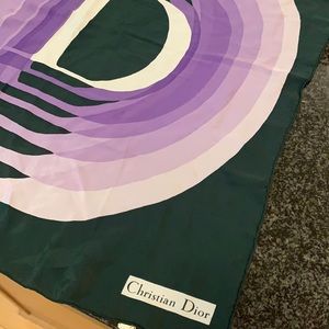 Beautiful Christian Dior silk scarf